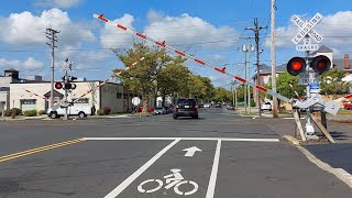 1st Ave level crossing Asbury Park NJ [upl. by Noelopan]