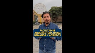 Esto es lo que puedes estudiar en la Facultad de Arquitectura en UNAM [upl. by Gerda]