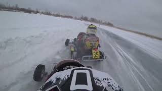 Ice karting Winter Rotax Max 030324 3 финал [upl. by Ennoitna351]