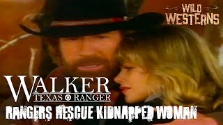 Walker Texas Ranger  Walker amp Trivette Rescue Kidnapped Woman ft Chuck Norris  Wild Westerns [upl. by Ragse]