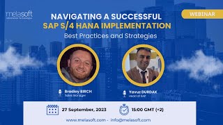 Webinar Navigating a Successful SAP S4HANA Implementation Best Practices and Strategies [upl. by Nalepka]