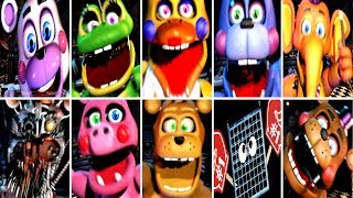 Ultimate Custom Night ALL JUMPSCARES [upl. by Mccready344]