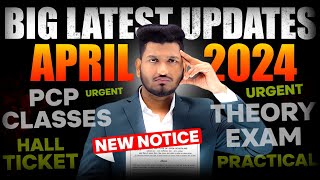 DONT IGNORE Nios Big Latest Updates April Exam 2024 Theory PaperPractical PCP Hall Ticket TMA [upl. by Riesman]