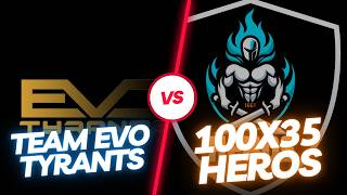 ATS Apex Cup Best of 5 Game 5  Team EVO Tyrants vs 100x35 Heros [upl. by Ravo742]