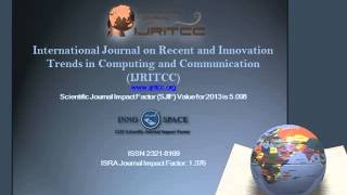 International Journal IJRITCC SJIF Impact Factor SJIF 2013 5098 Call for Paper [upl. by Seldun]