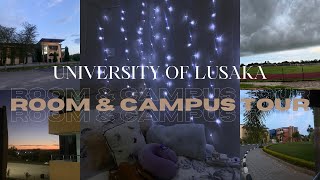 UNIVERSITY OF LUSAKA ROOM amp CAMPUS TOUR let me show you around   ITS MISO [upl. by Gamal]