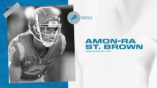 2021 NFL Draft AmonRa St Brown highlights [upl. by Hiett]