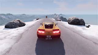 Drive To The Death  Jump Over The Mountain  BeamNG Drive beamngdrive beamngcrashes [upl. by Arlina516]