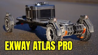 Exway Atlas Pro Gear Drive Mega Unboxing and Review Best Electric Skateboard 2023 [upl. by Jabon]