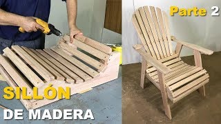 SILLÓN DE MADERA PASO A PASO  TUTORIAL DE CARPINTERÍA PARTE 22 [upl. by Kaitlynn]