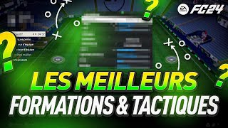 TUTO FC 24  LES MEILLEURS FORMATIONS ET LEURS TACTIQUES PERSO POUR GAGNER TES MATCHS  2 [upl. by Lachus]