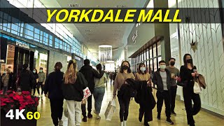 Torontos Yorkdale Mall 🎅 Christmas Shopping Walk Dec 2021 [upl. by Jemma883]