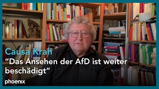 Politikwissenschaftler Werner Patzelt zum Fall Maximilian Krah und der aktuellen Stimmung in der AfD [upl. by Burkle]