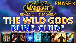 The Wild Gods Rune Quest  Phase 3 ALL CLASSES  Season of Discovery  Jeiku Living Flame NA [upl. by Etteuqal]