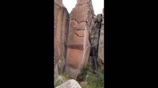 Bullet to the Blue Sky  Penitente Canyon climbing [upl. by Ahselak178]