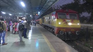 Early Morning Electrifying Arrival Of Superstar Hifi Tejas Express At Panvel Jn At 0625AM [upl. by Rosenblatt575]