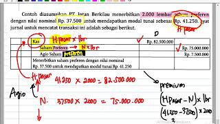 jurnal penerbitan saham [upl. by Naujak]