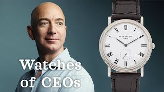 Watches of CEOs amp Famous Business Executives Jeff Bezos Akio Toyoda amp More [upl. by Thia]