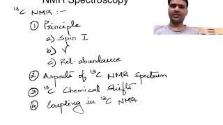 NMR Spectroscopy6 13C NMR principles aspects chemical shifts amp factors affecting coupling [upl. by Enaillil]