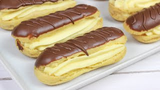 Eclairs mit Vanillecreme und Schokolade [upl. by Oiluarb]