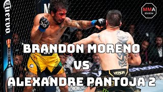 Brandon Moreno vs Alexandre Pantoja 2  Full Fight ufcbrandonmoreno alexandrepantoja fightnight [upl. by Arika]