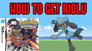 How to Get Riolu in Pokemon PlatinumDiamondPearl [upl. by Swisher662]