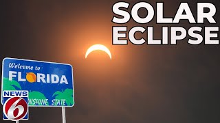 Heres How The Solar Eclipse Will Look From Florida April 8 2024 [upl. by Lainad607]