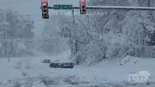 01032022 Fredericksburg Virginia  Winter Storm i95 Shots Cars Stuck Cars Being Pulled Out He [upl. by Itteb]