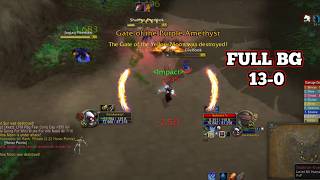 130 Full BG Fire Mage Solo PvP CATA CLASSIC [upl. by Ahsekat]