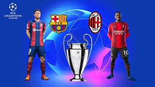 Barcelona vs AC Milan  Club Friendlies  Ft Messi Morata  Leão Lewandowski  Highlights [upl. by Eenor]