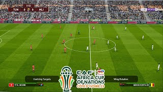 TUNISIA vs MALI  AFRICA CUP 2023  E  Full Match All Goals  PES Gameplay [upl. by Tavis]