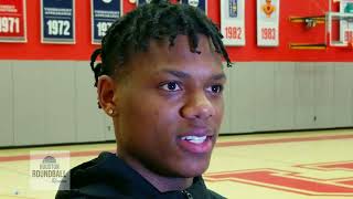 Houston Cougars guard Marcus Sasser quot50  50quot on whether or not he goes to the NBA or returns to UH [upl. by Ursel]