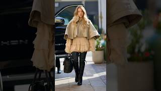 Sydney Sweeney Slays in Chloe Ensemble with ThighHigh Boots in LA shorts [upl. by Anne]