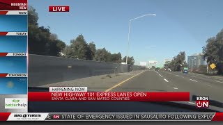 Highway 101 express lanes now open [upl. by Petronia325]