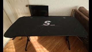 60quot Homall Gaming Desk Review [upl. by Rubma868]