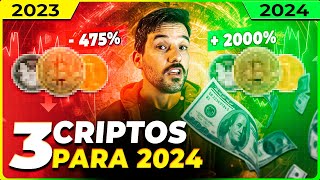 3 CRIPTOMOEDAS PROMISSORAS PARA INVESTIR PARA 2024 [upl. by Crispin]