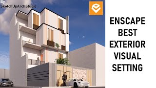 Enscape 356 Optimal Exterior Rendering Settings Tutorial [upl. by Strohbehn]