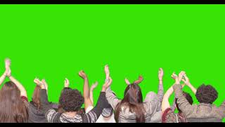 Concert Crowd Mixed  Green Screen Stock Asset  4k [upl. by Hak962]