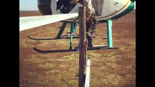 Helicopter Lineman Skid Transfer [upl. by Corabella180]