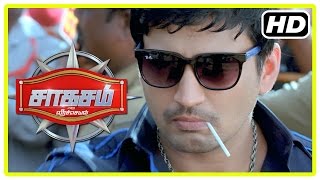 Saahasam Tamil movie  Scenes  Sonu wants to leave place  Prasanth gives idea to police  Amanda [upl. by Susumu]