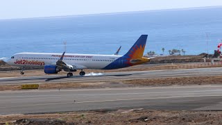 25 minutos de Despegues y Aterrizajes Aeropuerto de Tenerife Sur [upl. by Saidnac874]