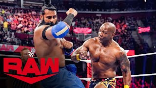 Cedric Alexander amp Shelton Benjamin vs Indus Sher Raw highlights June 19 2023 [upl. by Emad99]