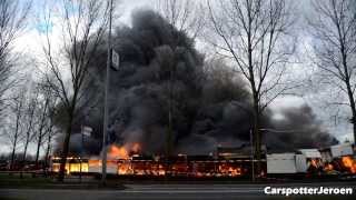 Grote brand Kringloopwinkel Almere Buiten [upl. by Castorina]