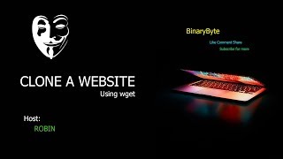 Linux Ethical Hacking TutorialClone a website using wget command  In Bangla [upl. by Airtemad]