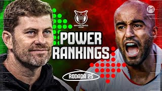 POWER RANKING BRASILEIRÃO RODADA 25 [upl. by Enatan]