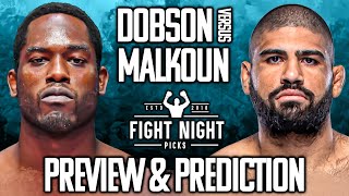 aj dobson vs jacob malkoun full fight  ufc 271 [upl. by Barrington147]