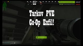 Tarkov PVE PMCScav Coop extract Pinewood [upl. by Merl]