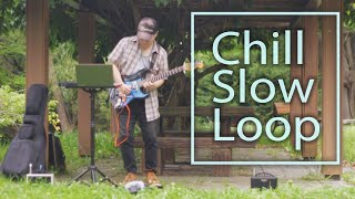 Chill Slow Loop4 小樽公園でライブルーピング  mpk mini mk3 amp katana mini [upl. by Idelson]