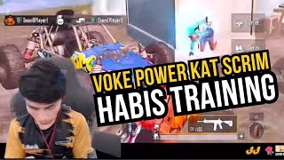 HABIS TRAINING VOKEY POWER KAT SCRIM [upl. by Ethelind]