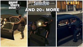 Car Jacking in 20 Games  GTA LA Noire Mafia Sleeping Dogs and More [upl. by Ainud137]